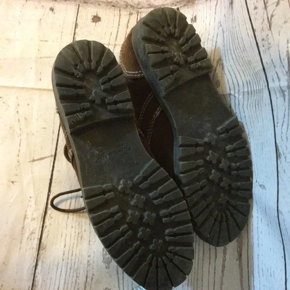 Brown Leather Craft by Fashion Tradition Suede Casual Comfort Shoes Size 8.5 M - Picture 7 of 7